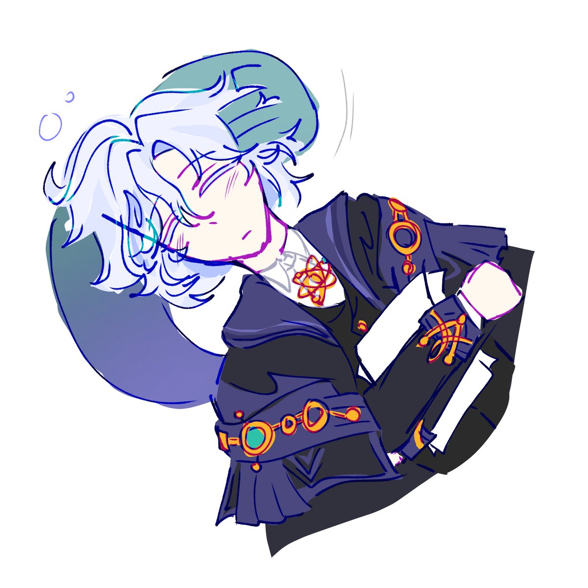 doyles_nemesis's tweet photo. Sleepy scientist headpat https://t.co/3rux5oN4Jv