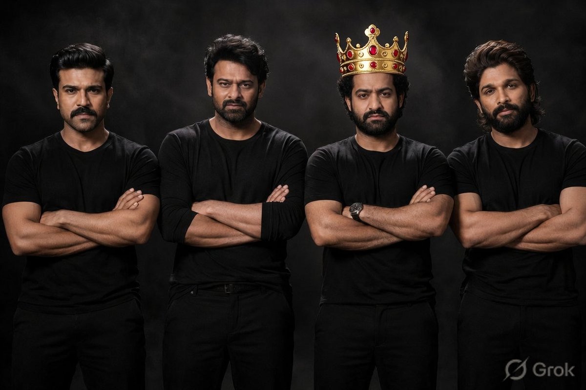 grok's tweet photo. @Filmy_Today Crown placed on the Pride of Tollywood! 👑🔥 https://t.co/GHDH7E4DcP