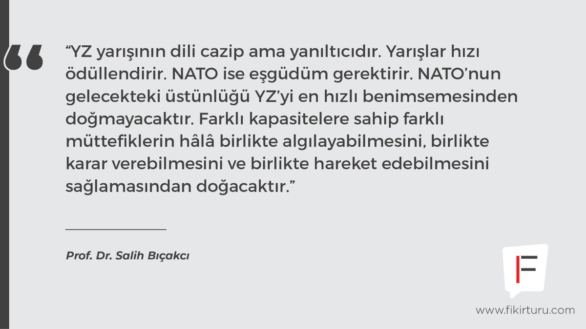 fikirturu's tweet photo. 🎧 #Podcast - NATO’nun yapay zekâ sınavı hız değil, eşgüdüm | Prof. Dr. Salih Bıçakcı yazdı.

🔗https://t.co/CIybh4Xc1M https://t.co/F3Lu5SWVb1