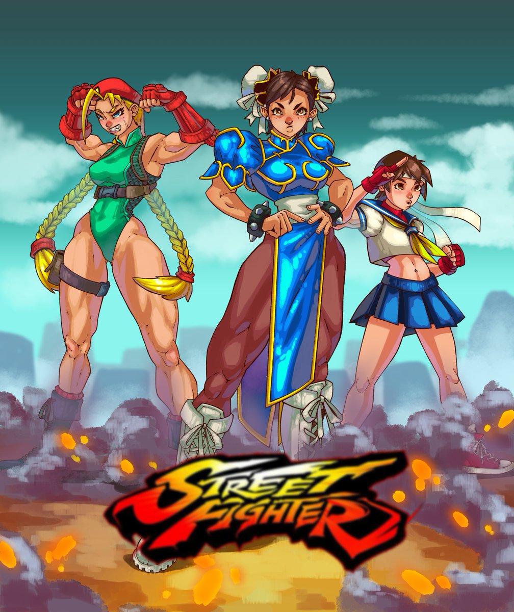 katanaboy_Sim's tweet photo. StreetFighter- the big 3 Poster
#SF5 #streetfighterfanart #ChunLi #CammyWhite #Sakura #art #fanartㅤㅤㅤㅤ #artmootsㅤㅤㅤㅤ #artcommissions https://t.co/cJC7lkMkmP