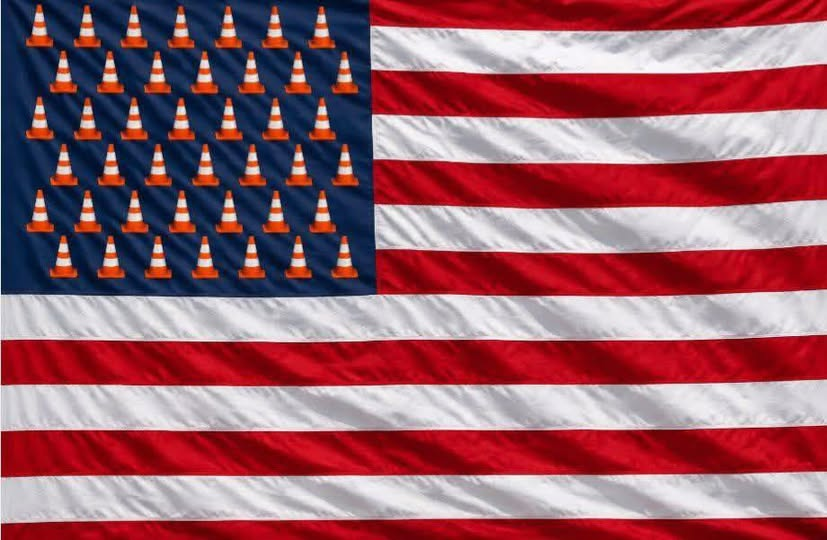 BarssFreddie's tweet photo. c.o. The Tartan Army Gathering .  New American flag 😊 https://t.co/MxJ90CB0tL