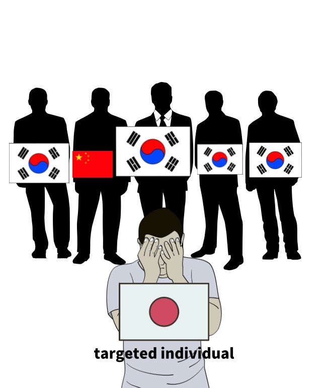 a3775345336726's tweet photo. 世界の #targetedindividual の皆さんへ
私は日本人🇯🇵TIです

皆さんの国では同じ国籍の加害者が多いですか？同じ人種ですか？

日本における集団ストーカー犯罪の目的

日本人虐待と日本人削減

最大の問題は加害者たちが日本国籍を取得し日本人の名前で日本破壊と日本人虐待をし続けることです https://t.co/xEFIZlCX8H