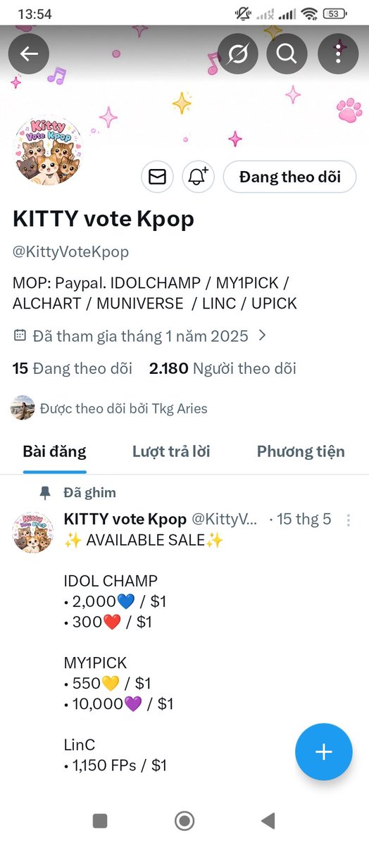NgcLinhTrn6's tweet photo. @KittyVoteKpop https://t.co/ZvhFBurWHb