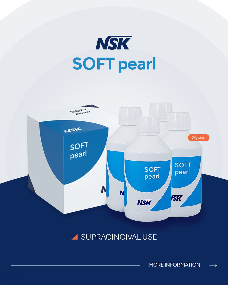 NSK_UK's tweet photo. Powder therapy treatment with NSK's choice of powders has already gained an excellent reputation as a suitable and popular treatment option.

To learn about all 3 NSK air-polishing powders, visit: https://t.co/aasUWKHXlj https://t.co/sMRQFVDH2L