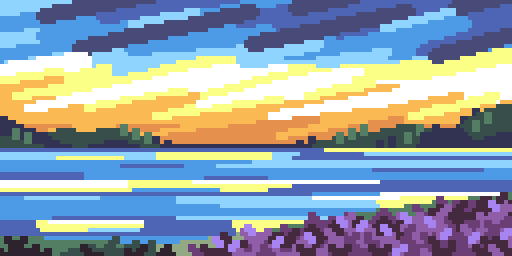 Catalyst_42's tweet photo. Daily drawings art 304: Big Lake

#pixelart https://t.co/hDemp9HDuY