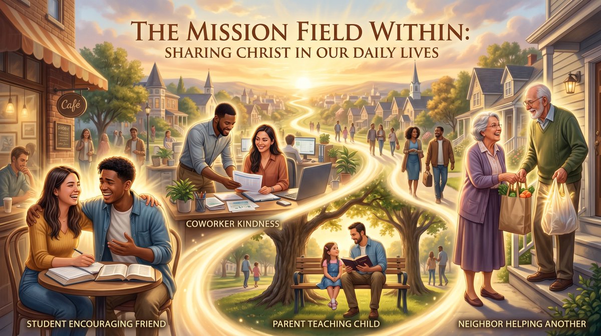 jdsignate's tweet photo. Consistency Challenge
Day 180 of posting everyday of the year

When we hear the phrase mission field, our minds often travel to distant nations, rural villages, or places where the gospel has not yet been preached. While these are indeed mission fields, there is another... https://t.co/UoHV0heBZJ