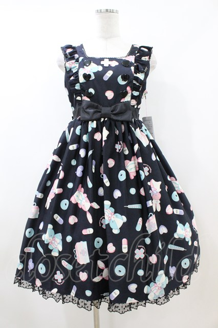 Angelic Pretty 黒 ロリータ ブラウス ジャンパースカート セット Angelic Pretty / Fancyホスピタルジャンパースカート 41,800円(税込