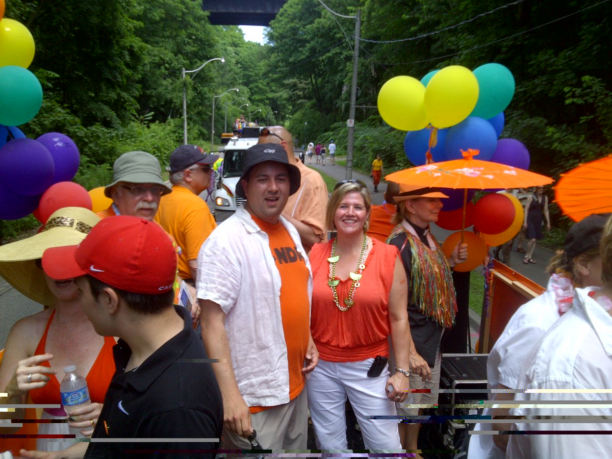 danharriscan's tweet photo. @glen_mcgregor I miss being in the pride parade every year. I've still got a box of 50 earplugs that I would give out to people because of the insane noise from the speakers. #PrideTO https://t.co/9OUOwGqHUB