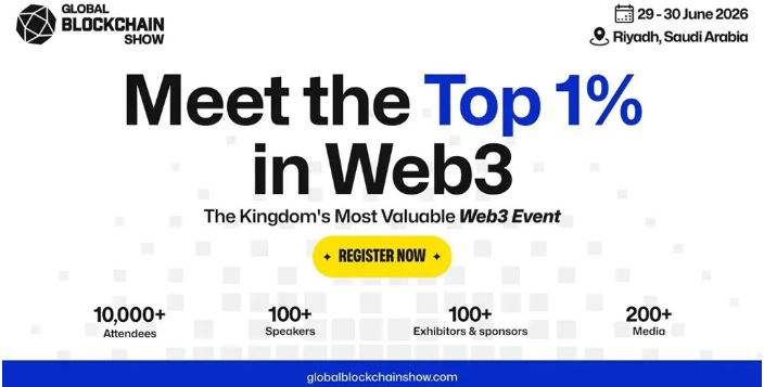 STARXtoken's tweet photo. 🚨 Web3's biggest players are in Riyadh RIGHT NOW.
The Global Blockchain Show 2026 is live (29–30 June) @0xGBS !
🌍 10,000+ attendees
🎤 100+ speakers
🏢 100+ exhibitors
The place to meet founders, investors, and builders shaping the future of Web3.
Who's attending? Drop a 🔥 below!
🎟️ Register: https://t.co/HTlO9c7z8M
#Web3 #Blockchain #Crypto #Riyadh #GlobalBlockchainShow