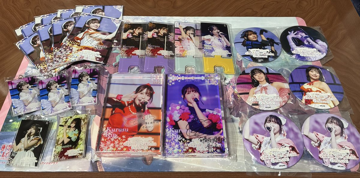 蓮ノ空デジタルトレカの景品やっと届いた‼︎ アクリルブロック想像以上