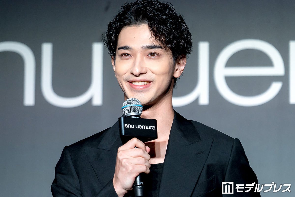 modelpress's tweet photo. 【写真追加💄】

横浜流星、イベント登場✨️
6/19 OPEN「シュウ ウエムラ 表参道ヒルズ本店 shu：ARTstage」
https://t.co/CulgfObNCb

◽️人生の原点明かす
◽️プロデュース業挑戦への思い
◽️大河ドラマ撮了後の一人旅エピソード https://t.co/uOSb60rvll