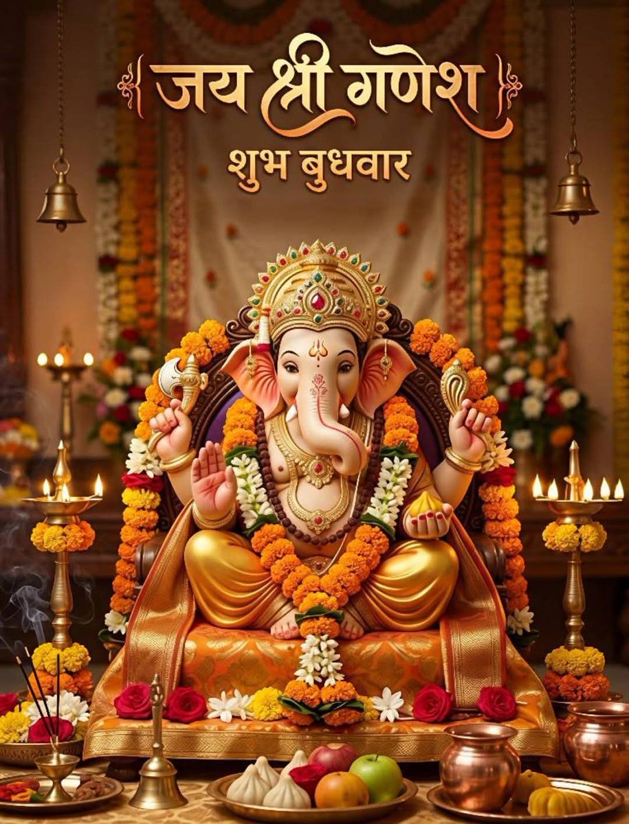 Queen__Sanvi's tweet photo. 🐀 वक्रतुण्ड महाकाय सूर्यकोटि समप्रभ।
निर्विघ्नं कुरु मे देव सर्वकार्येषु सर्वदा॥ 🐀

༂गणपति बप्पा मोरया, मंगलमूर्ति मोरया ༂
        ------- 🛐🕉️🛕🙏ૐ-------

 𓆩ꨄ︎𓆪 जय श्री गणेश जी महाराज 🙏 

Good Evening X Friends https://t.co/TTuqA4se8U