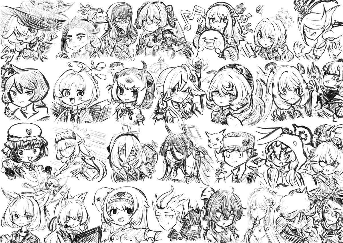 ChitoseCapy's tweet photo. 描いたら出る教④
安定の(個人的)5大ソシャゲ https://t.co/6ZS6OvTEbd