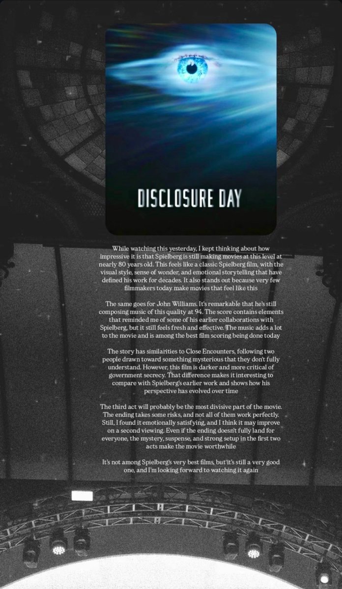 asselerate's tweet photo. its a very good movie for me.

4/5

#DisclosureDay https://t.co/gPILL0Kykb