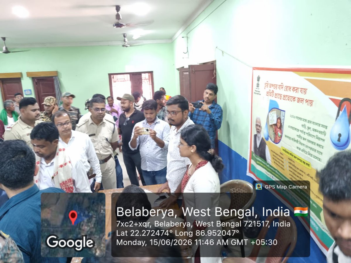 dte_phe_jhd's tweet photo. JAN KALYAN SHIBIR
District- Jhargram
Block- Gopiballavpur II
Date- 15/06/2026
Activities conducted- IEC &amp; Registering Public Grievances
#PHED #Governmentofwestbengal #jankalyanshibir https://t.co/pkGyWGCAlz