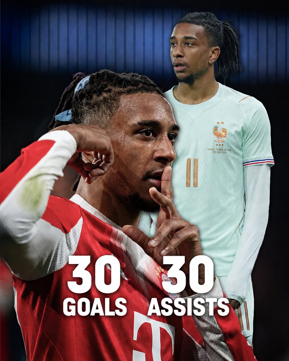 OlisialaEra's tweet photo. Michael Olise becomes the second player to reach 60 goal contributions this season, after Harry Kane. https://t.co/XUjRCuu7QL