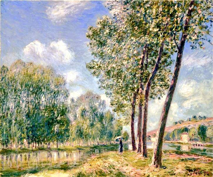 arealmofwonder's tweet photo. "Love is life. All, everything that I understand, I understand only because I love. Everything is united by it alone ... and to die means that I, a particle of love, shall return to the eternal source."
     ~ Leo Tolstoy

A Sunny Day on the Loing
  🎨 Alfred Sisley (1892) https://t.co/tkGSuh8I9m