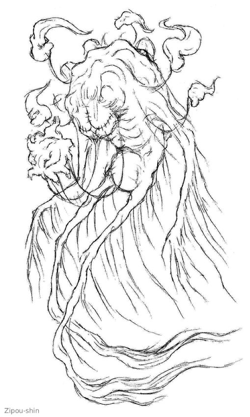 ShinZipou's tweet photo. #kami #kamigawa #spirit #mtg #creature #drawing #pencil #noai #humanartist #conceptart #monster #creaturedesign #ghost #yokai #youkai #yurei #coloredpencil #magic #fantasy #horror #tcg #fanart #fanmade #creepy #stillborn #wraith #japan #japanese #asian #traditionalart #monsterart https://t.co/rASEahJaoS