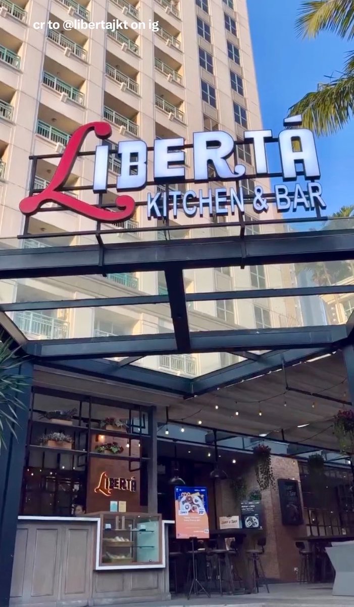 alyeeaw's tweet photo. 📍Liberta Kitchen  - Tanah Abang
nemu pas lg nyetir deket sudir. ternyata mereka ada menu set lunch gt &amp; harganya tergolong msh affordable dibanding resto lain. aku bayar sekitar 175k include appetizer, soup, dessert, drink &amp; 1 main course (all bs milih). isinya banyak &amp; enak😃 https://t.co/HO2OCSVT7n