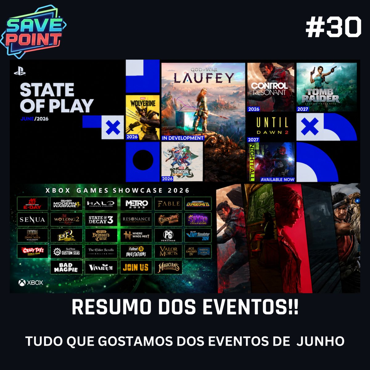 SavePointGamess's tweet photo. Não se esqueçam que saiu episódio sobre tudo que rolou na semana da Summer. 

Confiram lá. 

https://t.co/G2RfeeRcZD https://t.co/pj3LXafgCN