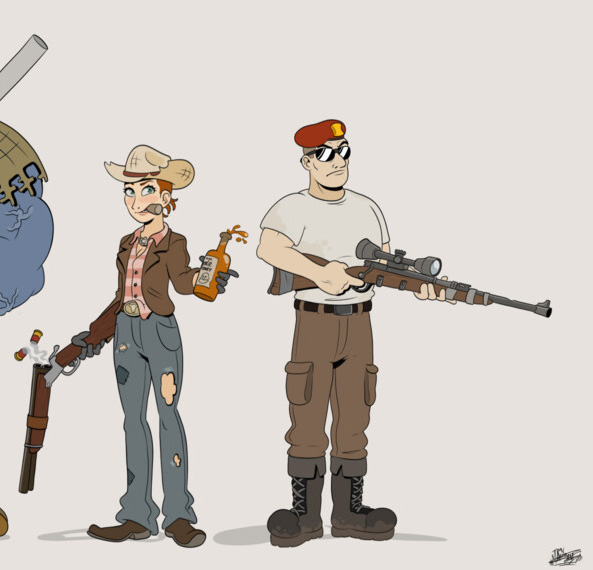 RazorwireRPG's tweet photo. The Mojave crew by @MabramsToons

Absolutely love it. Be sure to give him a follow https://t.co/gZxdZuwBEo