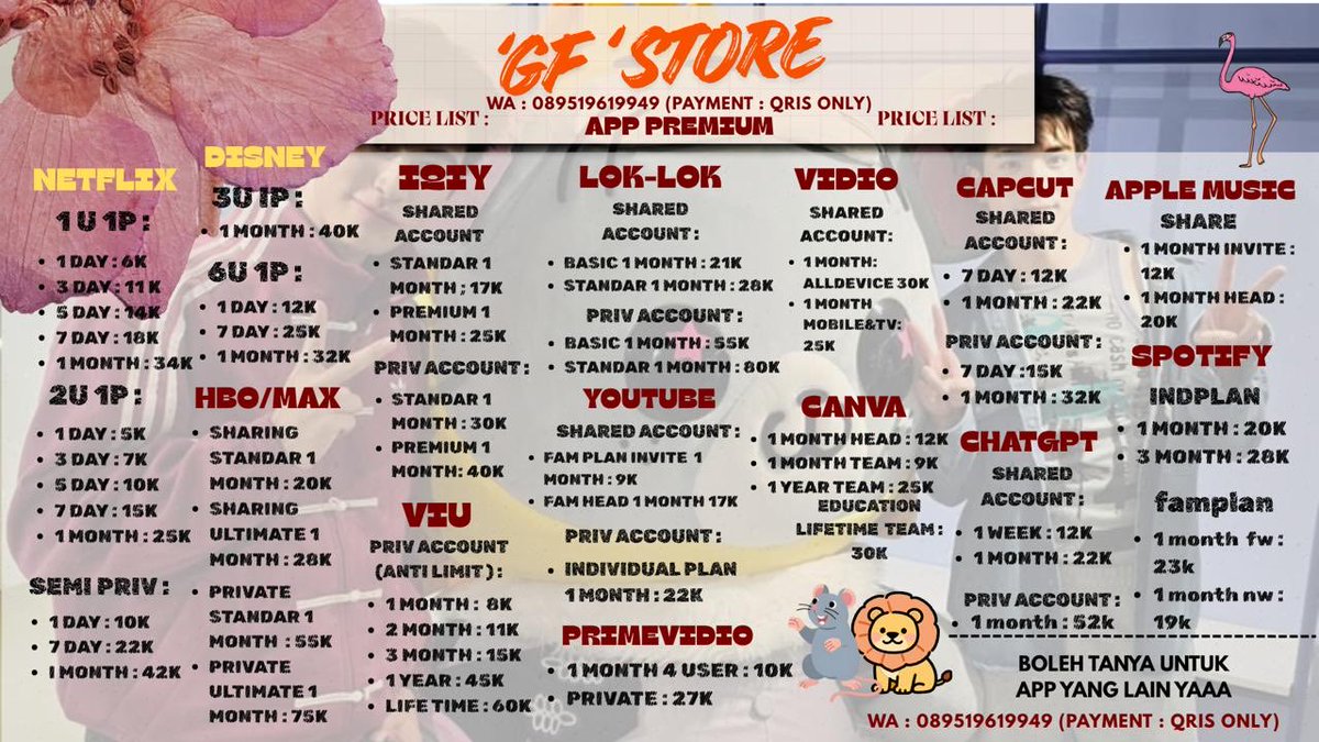 jual app premium murahhh👀💌 tweet media