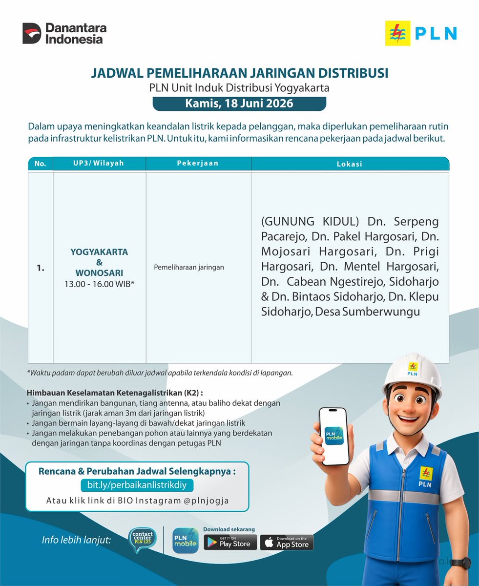 txtpersahaman's tweet photo. ANEH &amp; JANGGAL HAMPIR SEMUA AKUN PLN DI INSTAGRAM TIBA TIBA UPDATE SERENTAK "PEMELIHARAAN LISTRIK" DAN TEMAN TEMAN SAYA DI JATENG JUGA HARI INI BANYAK MERASAKAN MATI LISTRIKK 

PLIS JANGAN BOHONGIN RAKYAT. JUJUR AJA KALIAN KEHABISAN BAHAN BAKAR BUAT PEMBANGKIT KAN @pln_123 https://t.co/SS69qmIHei