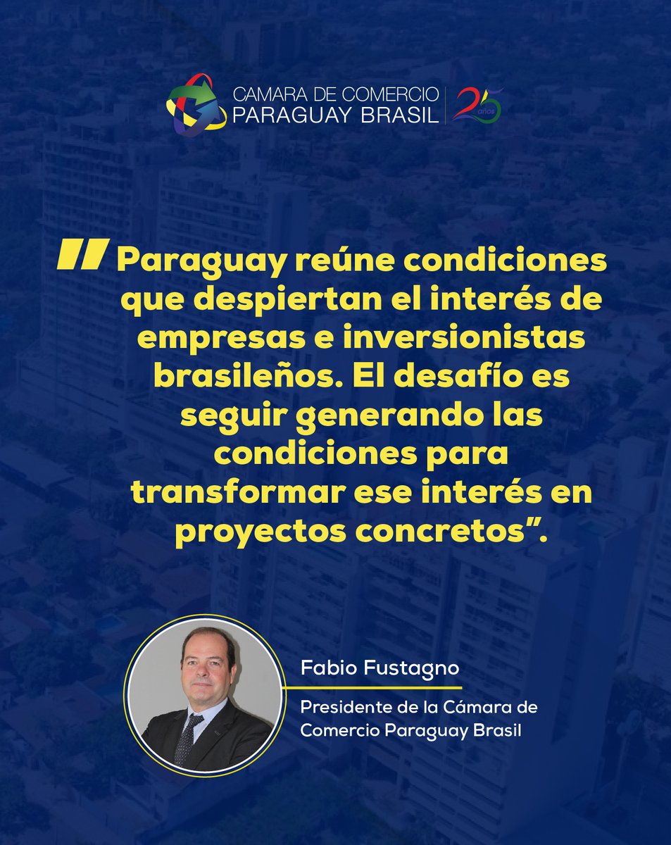 Cámara de Comercio Paraguay Brasil tweet media