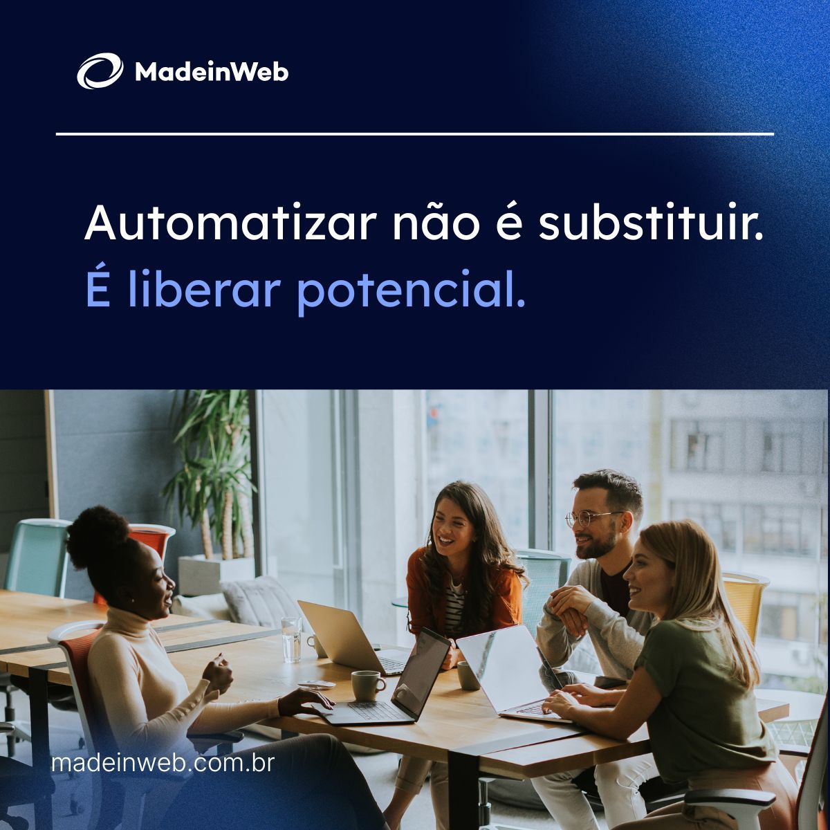 madeinweb's tweet photo. Automatizar não é substituir pessoas. É liberar tempo para decisões mais estratégicas.

Na MadeinWeb, conectamos dados, IA, RPA e integrações para criar processos mais inteligentes, seguros e eficientes.

#Automacao #IA #MadeinWeb https://t.co/JHnKCMCPxa