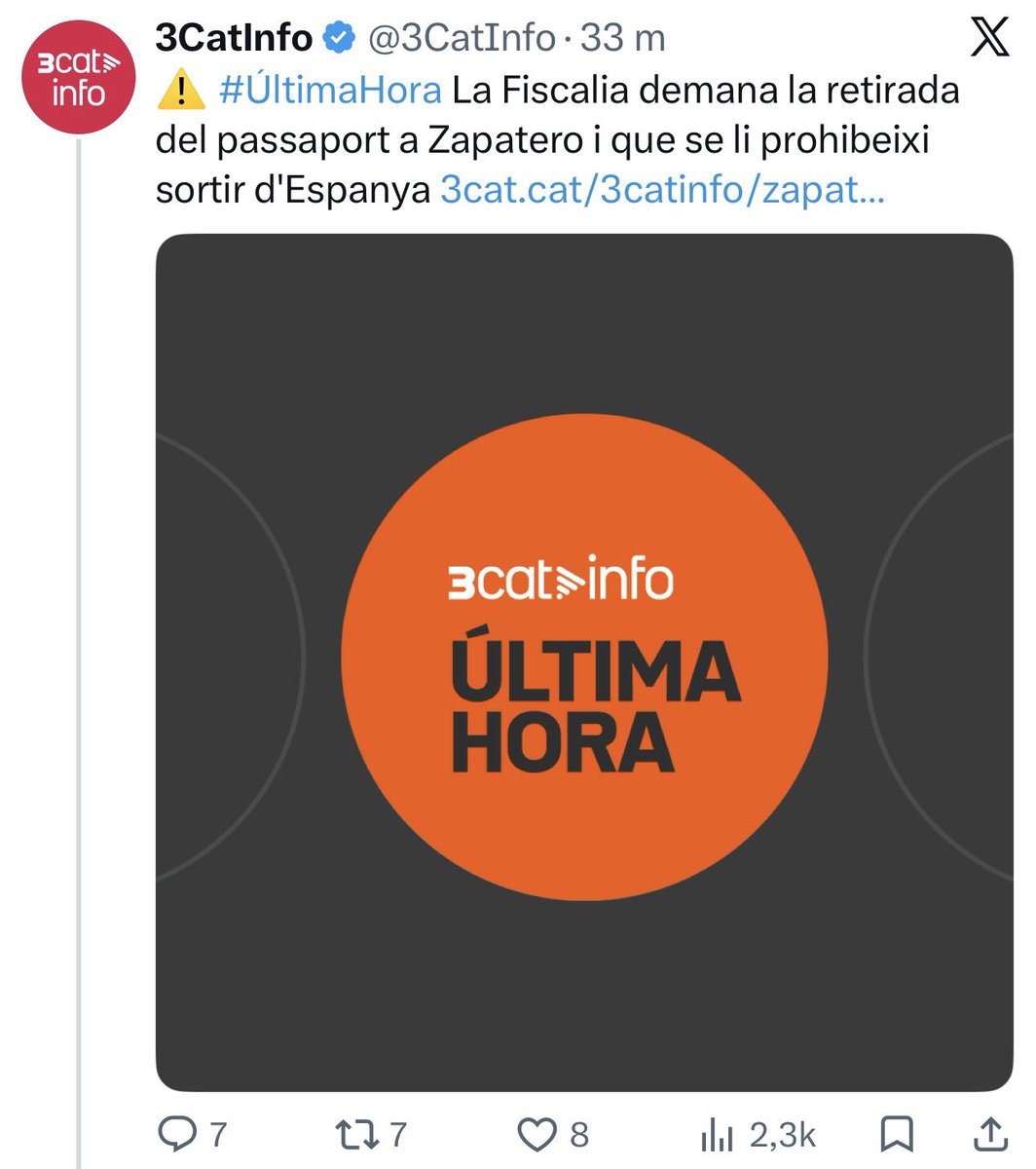 francescd's tweet photo. Que Zapatero era una de les parts de brutes de la trama corrupta dels socialistes ho avisem des de fa més d’un any des de @JuntsParlament 

Caurà. Caurà com cau la fruita podrida però no s’hauria arribat fins aquí sense els silencis còmplices de partits i mitjans entossudits a salvar des de Catalunya l’espanya corrupta de Pedro Sánchez. Perquè no, no hi ha una corrupció bona i una de dolenta.