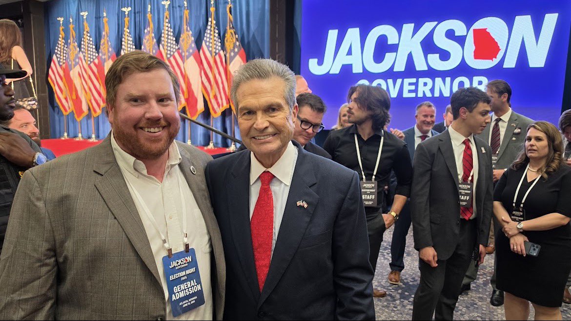 MartinRSullivan's tweet photo. What an honor it has been to be a part of the @RickJacksonGA campaign! He won big for Georgia last night! I look forward to hitting the campaign trail hard this far for him, and our entire Republican ticket! https://t.co/GZMWCdSLGu