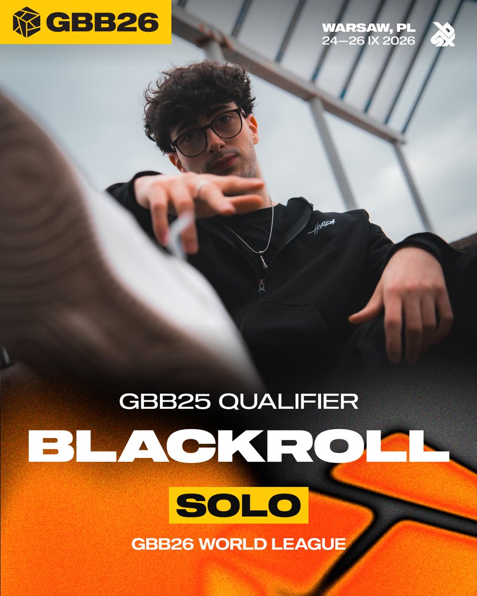swissbeatbox's tweet photo. 🔒 GBB26 PRE-QUALIFIED

🇮🇹 BlackRoll | blackroll.beatbox
🎤 GBB25 - Solo Category (3rd)

🎟 https://t.co/D1I2A4ha2D https://t.co/sAlYuvE9m4