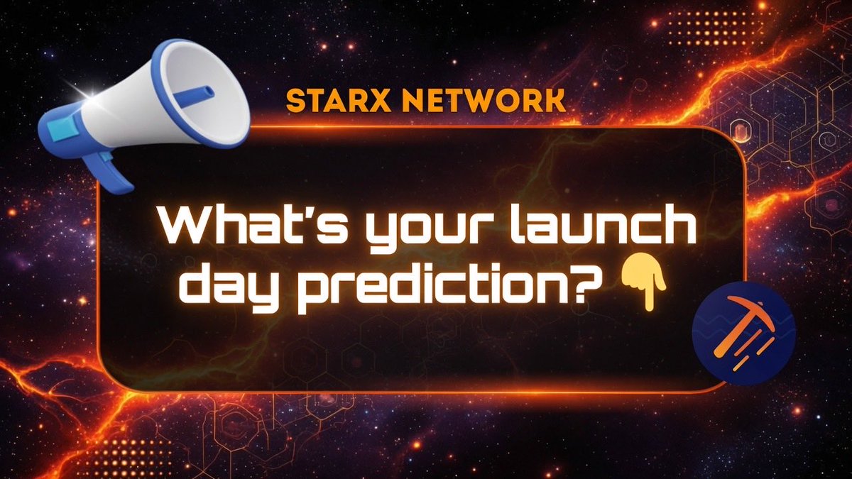 starxNetwork_'s tweet photo. StarX launch is almost here 🚀 Q3/4 is knocking.

1 $STRX price on day 1 depends on:
1️⃣ Initial supply unlock  
2️⃣ Exchange listings + liquidity  
3️⃣ Real utility at launch  
4️⃣ Hype vs. miner sell pressure  

What’s your launch day prediction? 👇  

Retweet 👈
@StarXCoreTeam https://t.co/2p52wF7Lm2