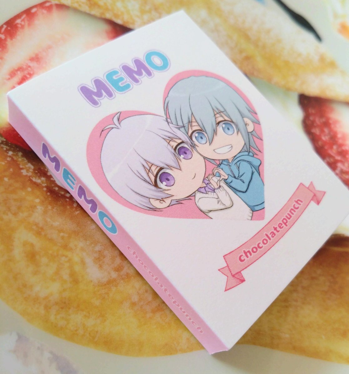 cocoromfmp's tweet photo. ノベルティのメモ帳を作りました https://t.co/ya75J1Trll