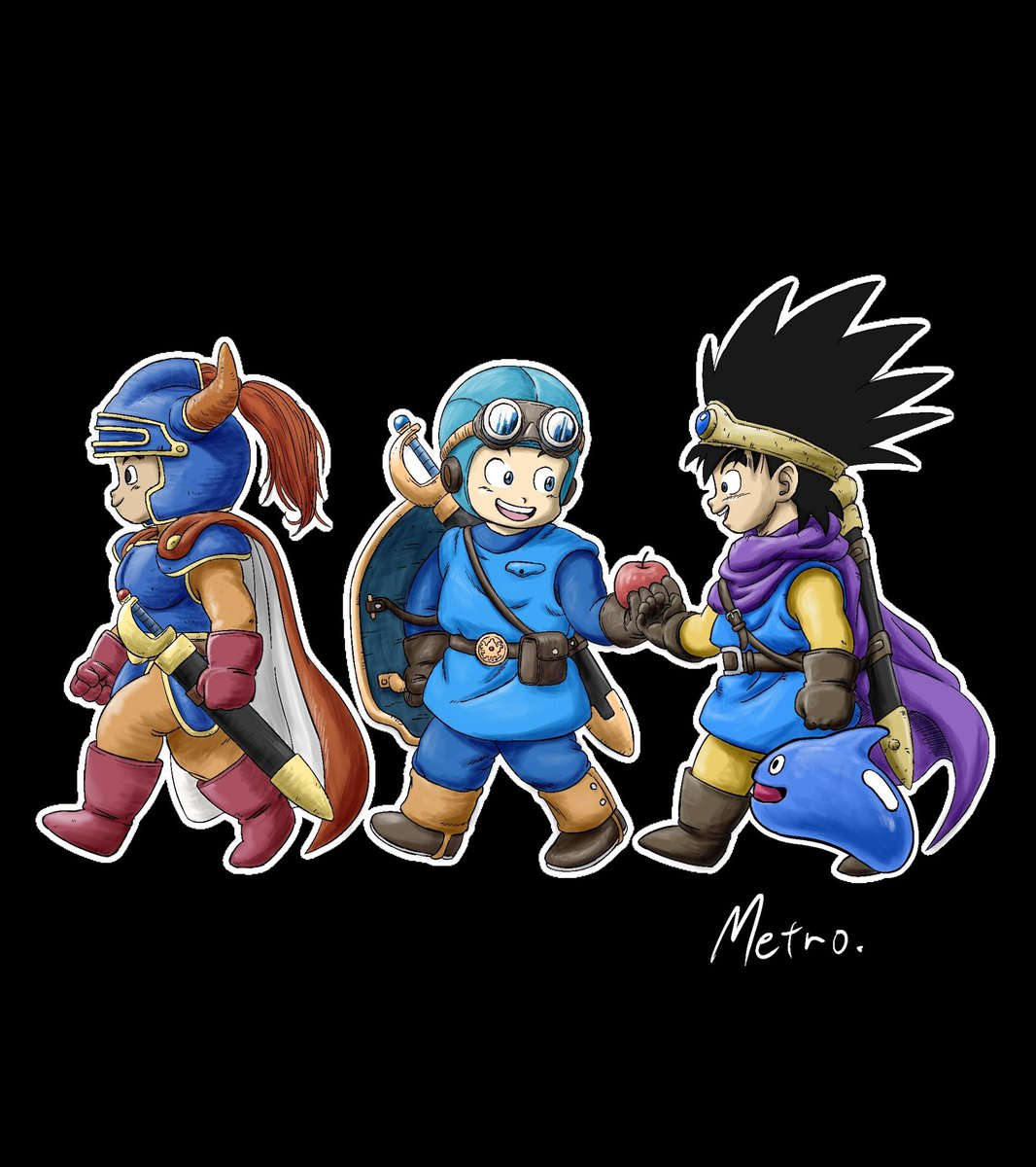 metropolizet's tweet photo. ドラゴンクエスト1・2・3
ロトの勇者たち https://t.co/mFMIVnm3YZ