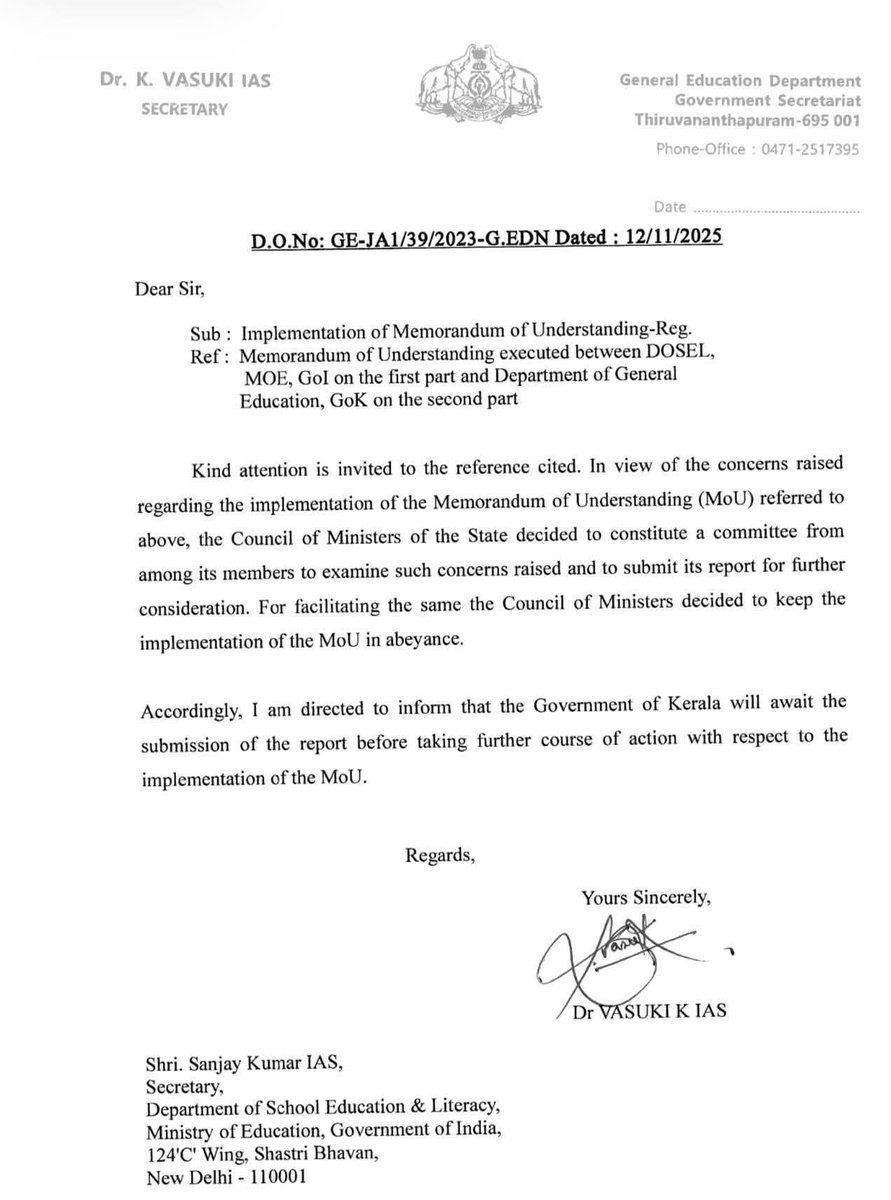 HaridasKishore's tweet photo. Given along with these is the #PMSri website. When you check in to it, you can see the list of schools that joined this scheme. Anyine can choose #Kerala and look forthe same district wise & see whether any of them has listed?? Govt of Kerala didn't give any list since the MoU https://t.co/8tiAdaxmi1