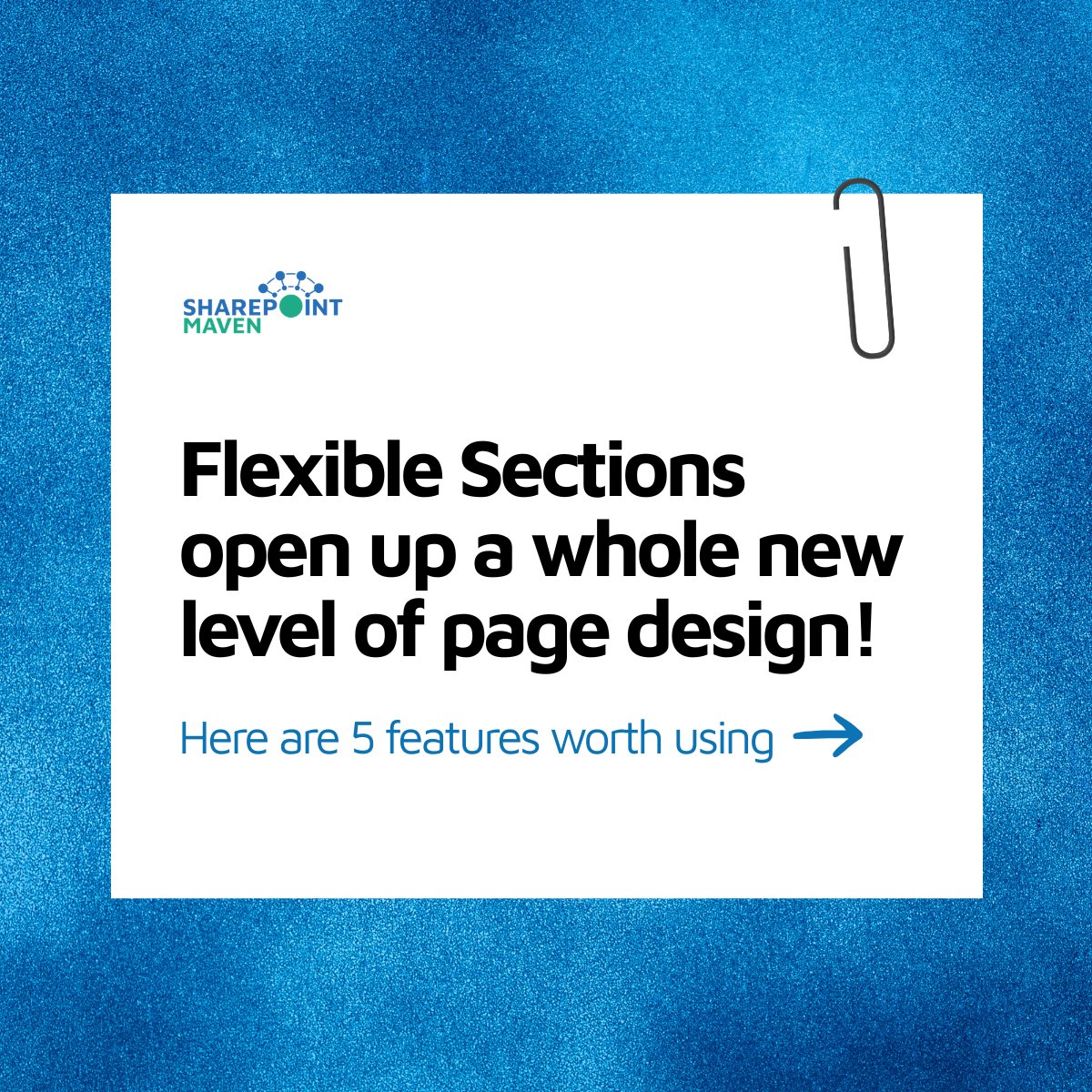 gregoryzelfond's tweet photo. Flexible Sections have quickly become one of my favorite SharePoint features.

They give you much more control over page layouts and make it possible to create sites that look far more modern and engaging than traditional designs.

In this post, I  share five unique features of Flexible Sections and how you can use them to improve the look and functionality of your SharePoint pages: https://t.co/nfzSbrxmzq

#SharePoint #Microsoft365