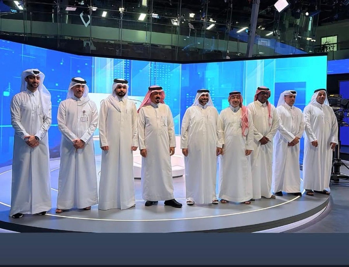 GCCGRT's tweet photo. جانب من زيارة معالي الدكتور عبدالرحمن الهزاع مدير عام الجهاز والوفد المرافق له، لتلفزيون دولة قطر. https://t.co/vO4odCfe9Q