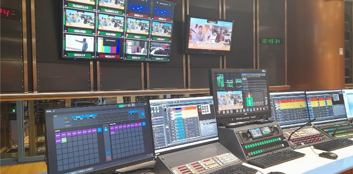 TMBROADCAST_ES's tweet photo. 🔴🏆 Premios TM BROADCAST 2026 | @DatosMedia recibe el galardón al mejor proyecto de integración de tecnología IP

Proyecto: Sistema de continuidad UHD con tecnología IP en @rtve 

🔗 https://t.co/s9kEYLCww5 https://t.co/sPdJN1km3y