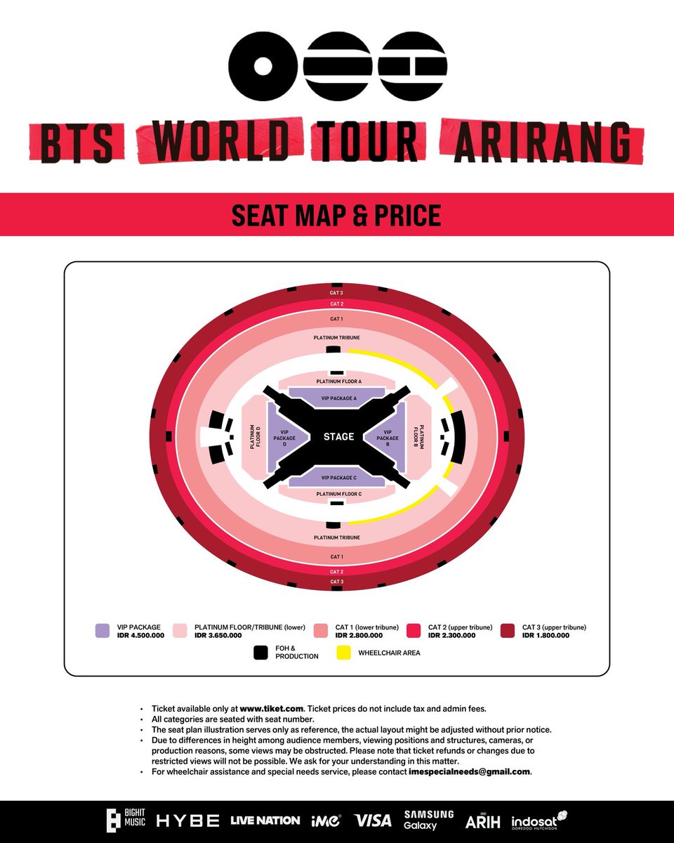 ourtix_id's tweet photo. ‼️Open Ticketing Service | Jasa War Tiket‼️
BTS - ARIRANG World Tour in Jakarta ADDED SHOW

✅ TRUSTED – proofs on bio
🎟️ Personal data
💵 FEE starts from 350K/tix
💬 More info? DM

✩ wts wtb tiket jastip jaswar konser jkt data pribadi opslot
#BTS #BTSINJAKARTA #ARIRANG #ARMY https://t.co/rB1HsCyrnm