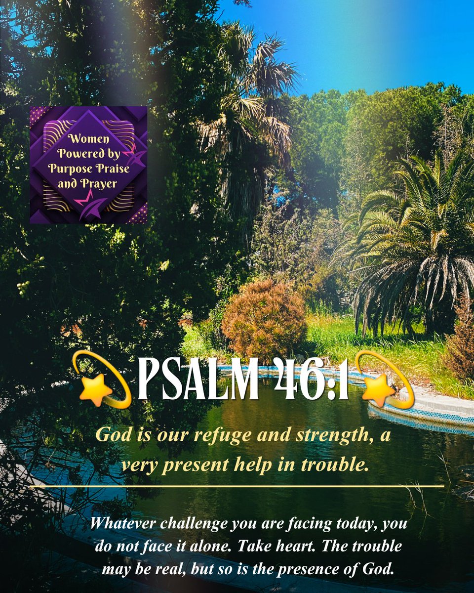 WPbyPPP's tweet photo. Trouble has a way of revealing where we run for safety. Some run to their own strength, others to temporary solutions, but Psalm 46:1 points us to the One who never fails: God is our refuge and strength.
Run to Him. Rest in Him. Trust Him. https://t.co/MknNEJwmID