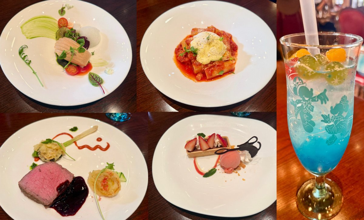 Disney_R_LS's tweet photo. カナレットのスペシャルセット🍴👨‍🍳🐭
＋スペシャルスパークリングドリンク🍹 https://t.co/b9c2afaN4Z