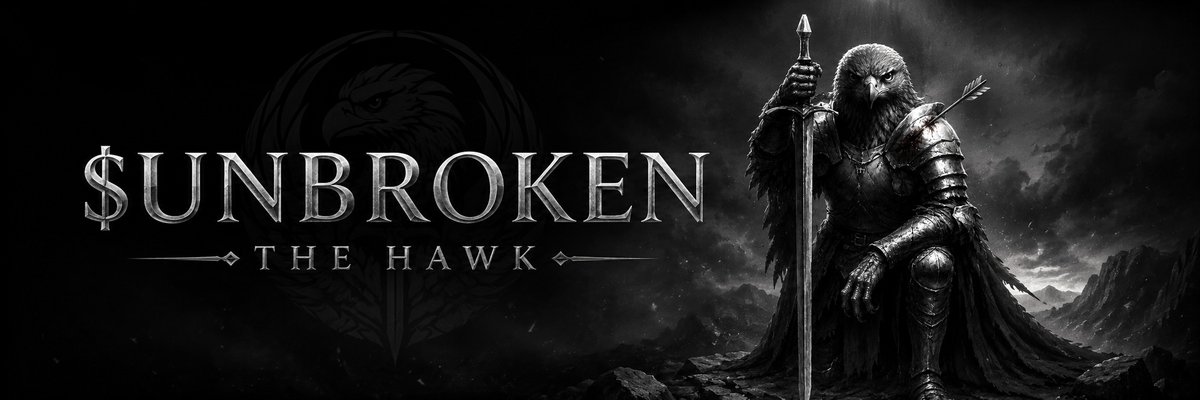 nerfedonsol's tweet photo. $UNBROKEN
the trenches are cooked because almost everything became a larp.  
fake creators. 
fake conviction. 
fake communities. 
fake lore. 
fake onboarding. 
fake alignment. 
fake “culture” with a fee split behind it.  

everybody is trying to manufacture belief instead of building something people actually believe in.  that’s why the small guys have to win.  because we’re the only ones crazy enough to keep showing up when there’s no shortcut, no paid savior, no insider game, no creator claim, no easy button.  just pain, conviction, community, and the refusal to disappear.  that’s literally what unbroken is.  every rug, every manipulation, every fake meta, every dead chat, every person who got used as exit liquidity, every small holder who got told to give up…  that’s fuel.  we don’t push because it’s easy.  we push because this ecosystem needs something real to survive.  the hawk deserves Valhalla.  and we’re taking it there.