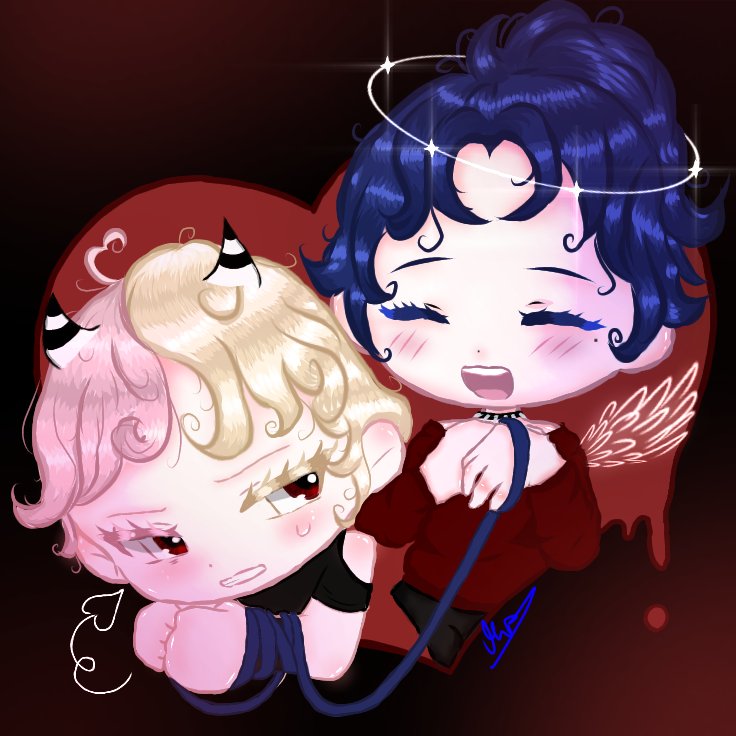 BrunetteBat_'s tweet photo. Template made by @DL_uruppa 
And the final art made by me :3 the characters are my oc's 💞🫰#smallartist #artistmoots #artmoots #art  #artlover https://t.co/eYYLbgJp4R