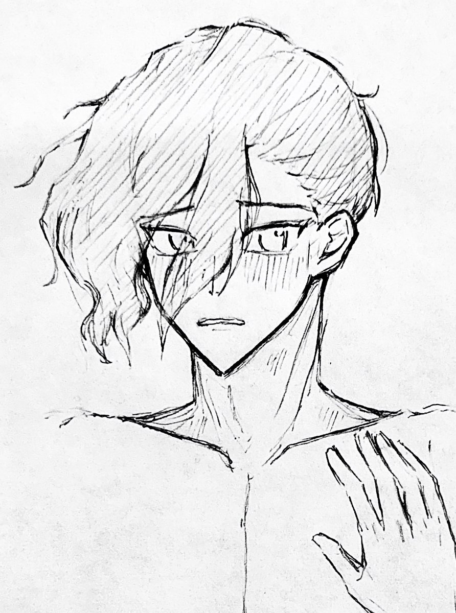 773loxv's tweet photo. ⚠裸注意

見ずに描いたら分け目間違えたから供養 https://t.co/OLIiENsI6n