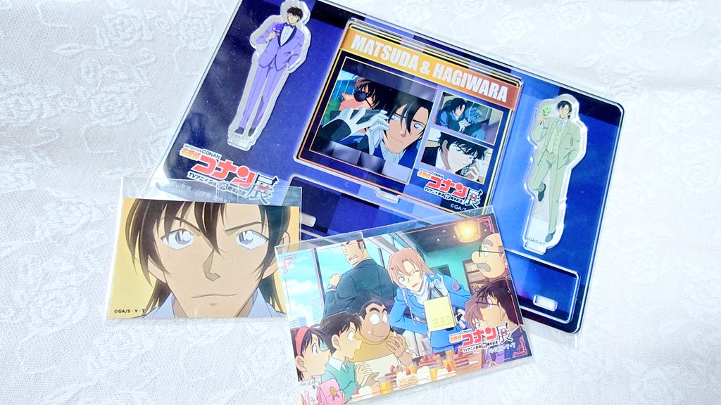 _SA_WPS_'s tweet photo. コナン展札幌会場から発売のアクリルジオラマセットとステッカーをFFさまが代行してくださいました🥺！
コナプラクッキーの研二くんステッカーも同封してくださって🥲💗
嬉しいです、本当にありがとう🙏✨ https://t.co/DU3Fh1N9K1