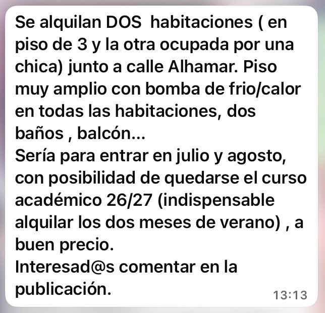 maariaelenaa__'s tweet photo. #pisogranada #ugr #pisoestudiantes #granada https://t.co/Ss7fUKLrF7