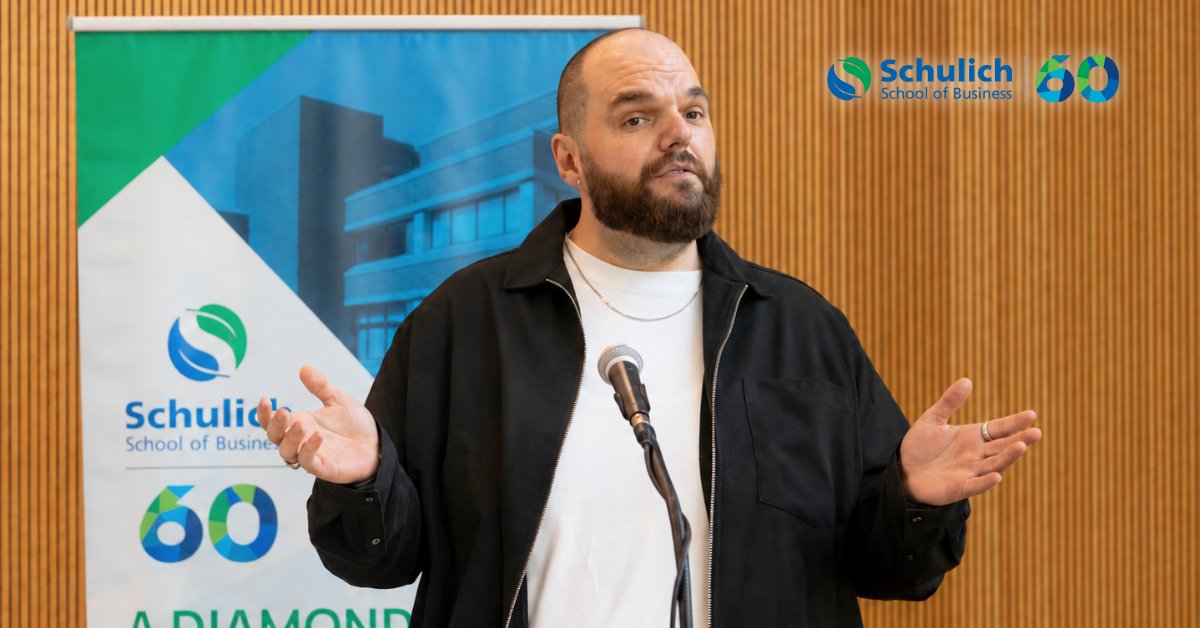 SchulichSchool's tweet photo. Congratulations to Nick Corradino (BBA ’15), Senior Manager, Solution Consulting at Tipalti, on receiving the Schulich Alumni Recognition Award for Outstanding Contribution to the Schulich School of Business in Strategic Leadership. 🎉
 
#SchulichWin #SchulichAlumni https://t.co/75Gjt4p6z5