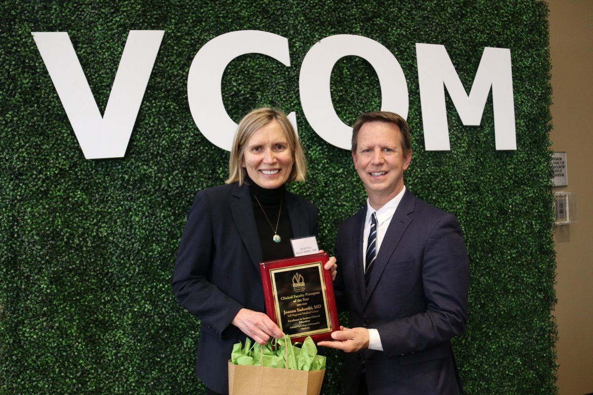 VCOMCAROLINAS's tweet photo. 👏 Thank you to our outstanding clinical faculty preceptors!

On June 2, we recognized the physicians and clinical educators whose mentorship, expertise, and dedication help shape the next generation of osteopathic physicians. 

#VCOM #MedicalEducation #ClinicalFaculty https://t.co/R6c5AJJVMl