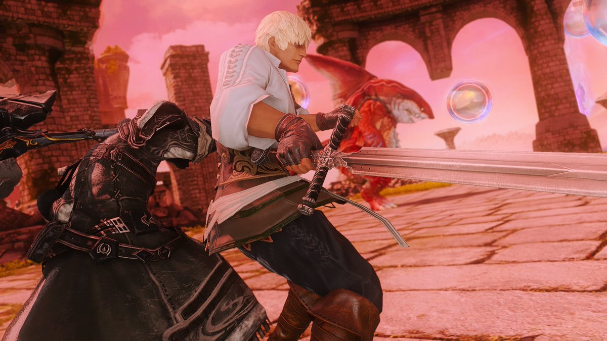 14____cran's tweet photo. 背中をあずけ合う２人💥　良すぎる

#FF14 #ハイランダー #あすりひ
©ꜱǫᴜᴀʀᴇ ᴇɴɪx https://t.co/oTyjgKq18j